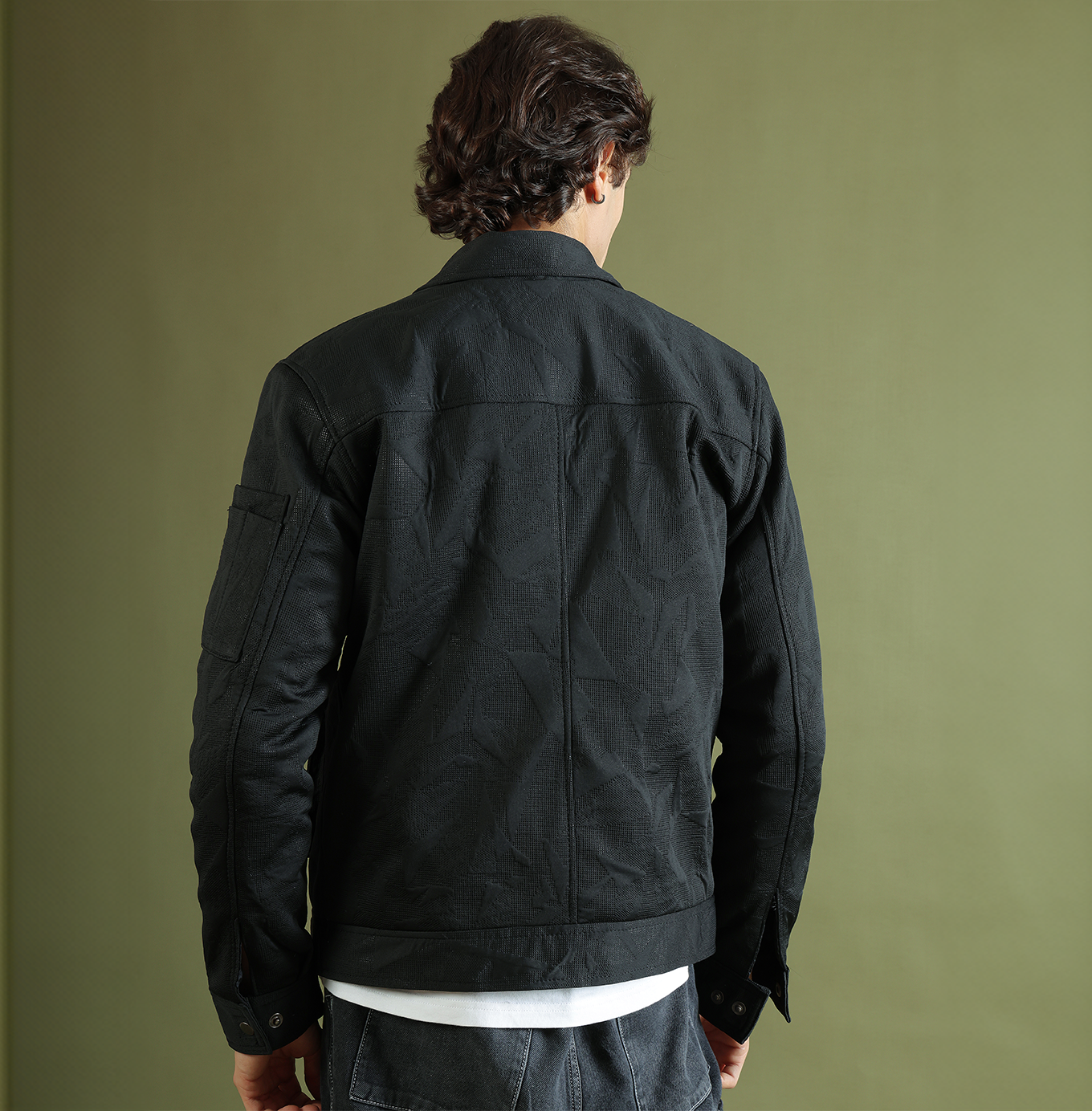 Black caviar abstract jacket